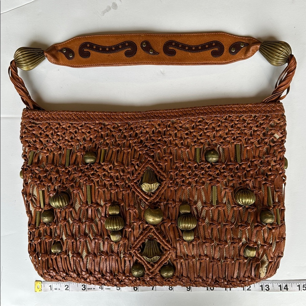 Rare G series Cole Haan handbag - Woven Leather